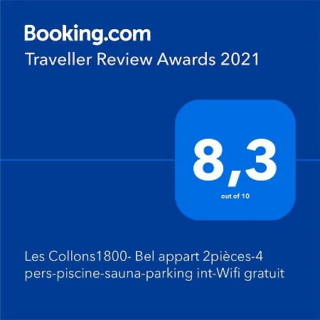 Les Collons1800- Bel 2pieces-4 Pers-piscine-sauna-parking Int-wifi Gratuit